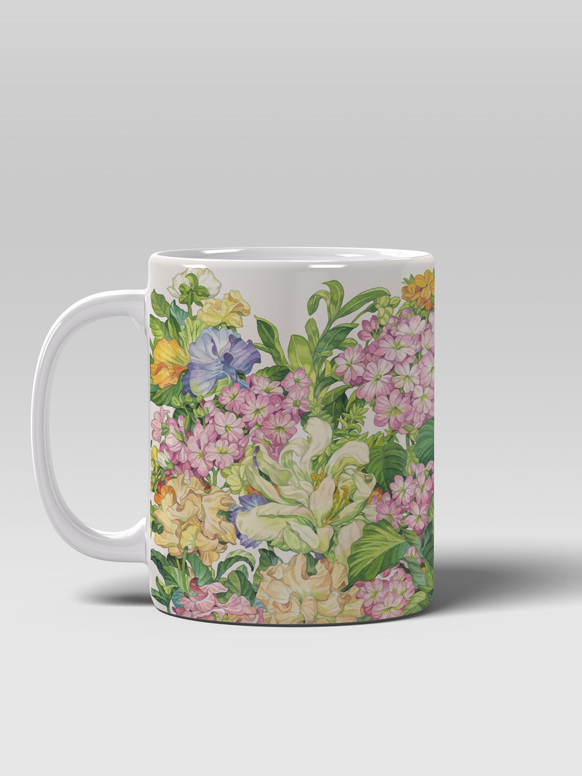 Floral Coffee Mug, Watercolor Flower Ceramic Mug for Home - Ceramic Art Coffee Mug | ttoo art