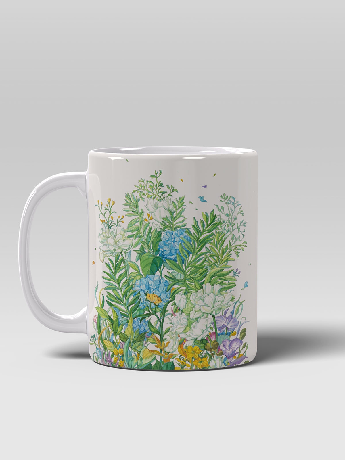 Floral Coffee Mug, Watercolor Flower Ceramic Mug for Home - Ceramic Art Coffee Mug | ttoo art