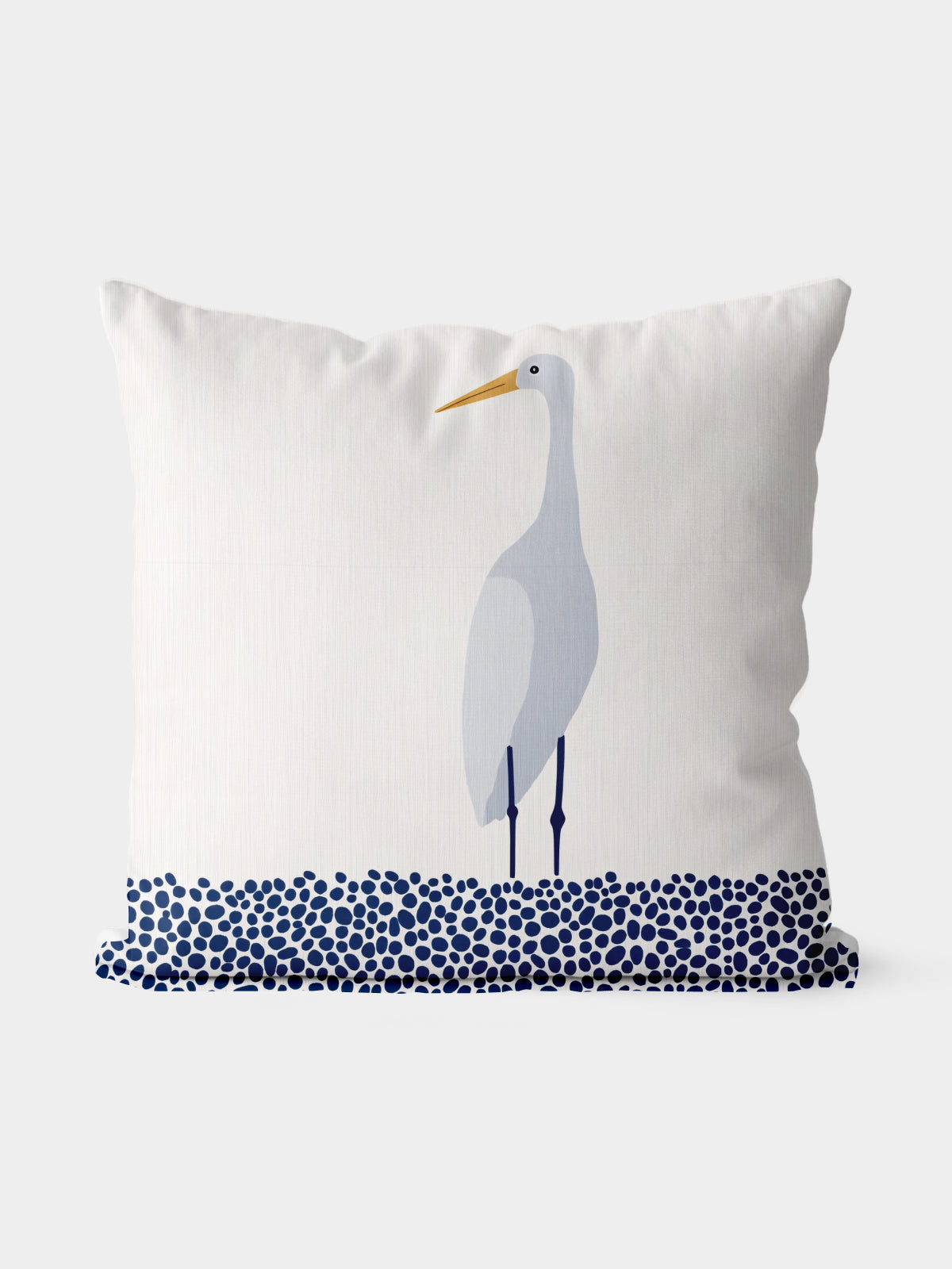 Heron Throw Pillow, Nature - Inspired Home Decor - Decorative Throw Pillow | ttoo art