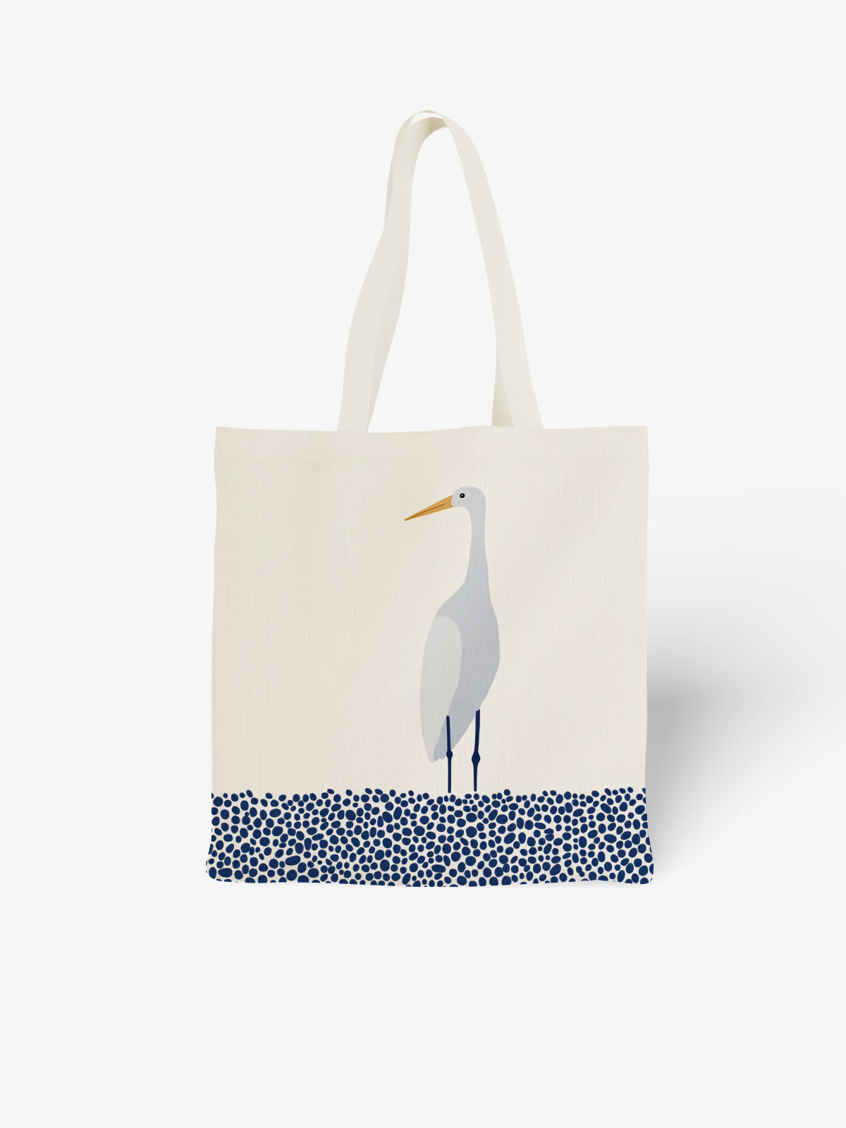 Heron Tote Bag, Minimalist Bird Canvas Tote for Everyday Use - Canvas Carry Tote Bag | ttoo art