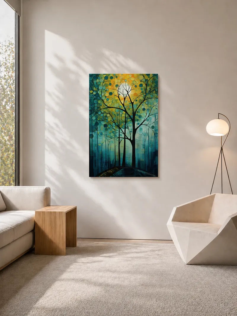 A Dreamlike Oil Painting Tree Wall Art