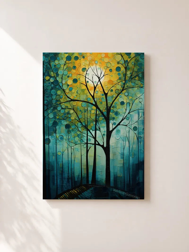 A Dreamlike Oil Painting Tree Wall Art