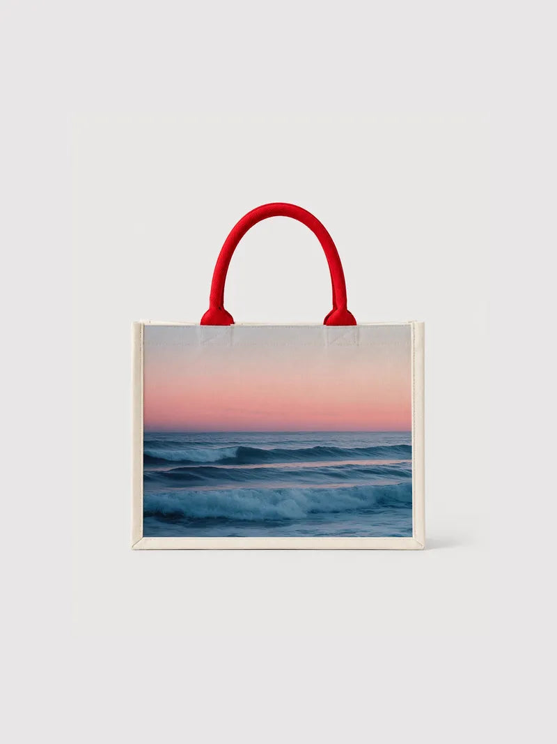 Sunrise soft pink Canvas Bag