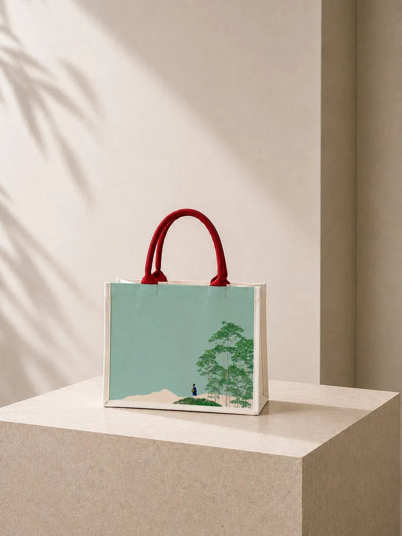 Quiet Mountain Solitude Canvas Bag