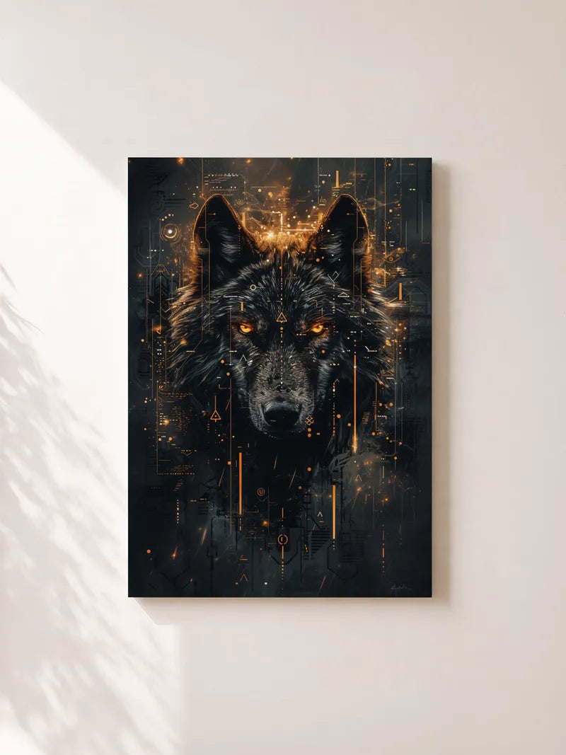 Wolf Tarot Card Wall Art