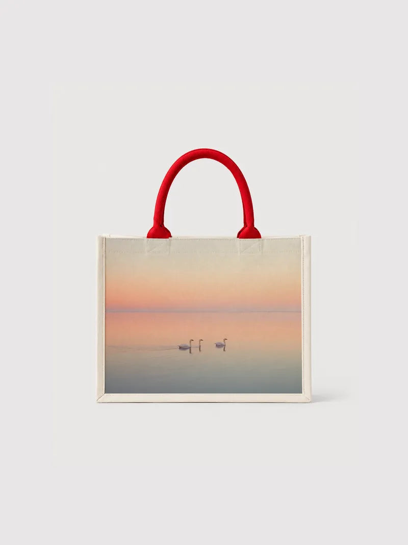 Calm and peaceful sea Canvas Bag
