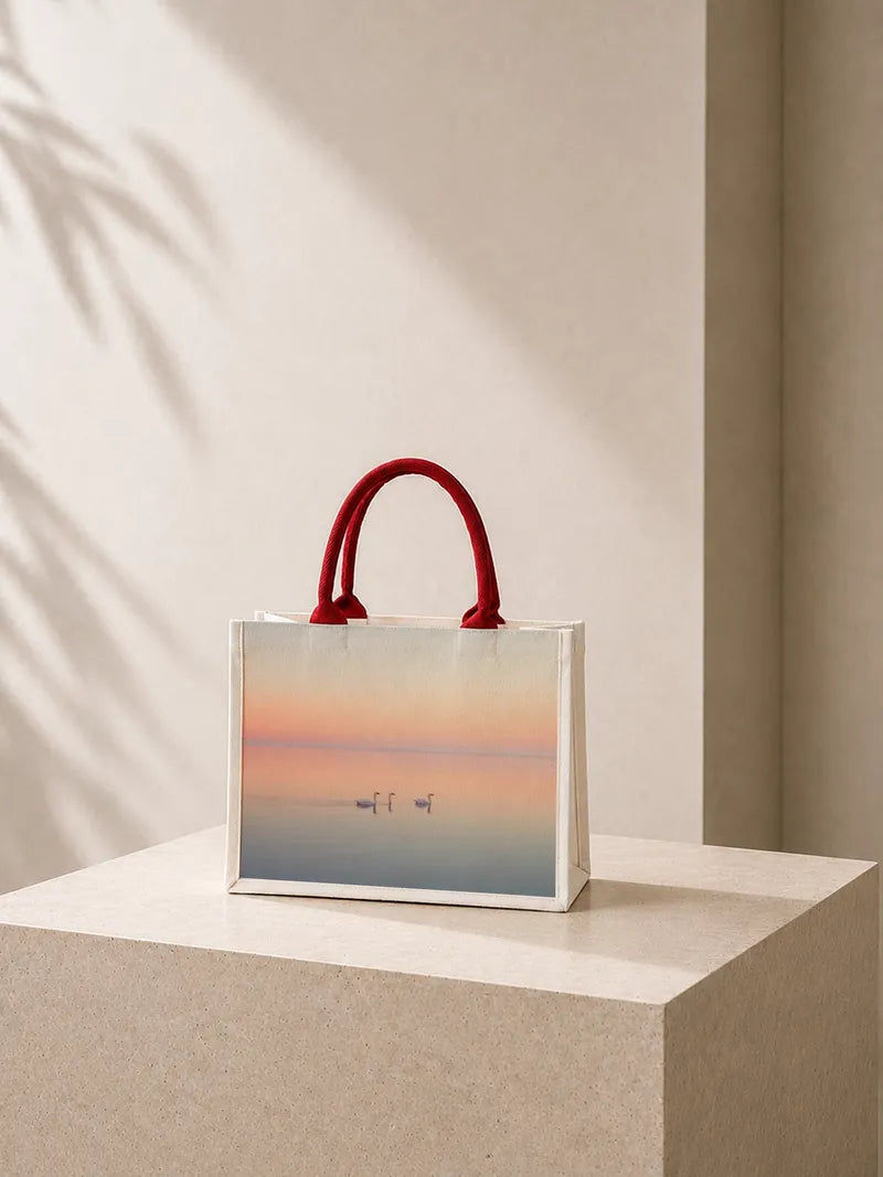 Calm and peaceful sea Canvas Bag