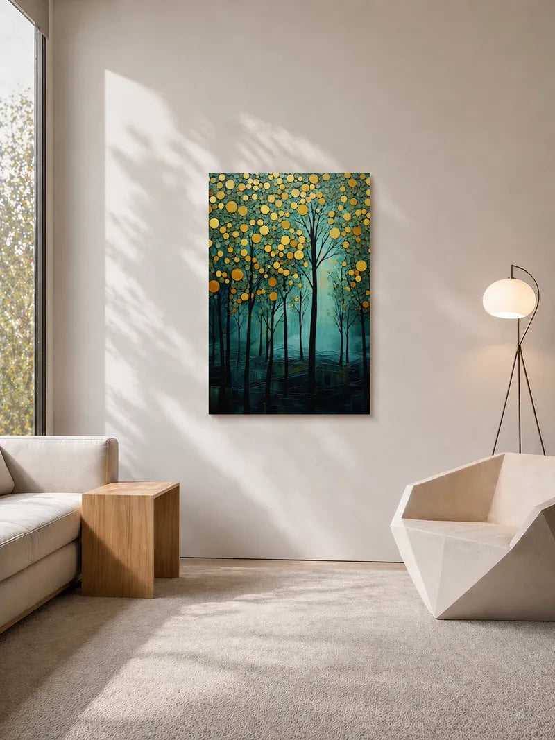 A Dreamlike Oil Painting Tree Wall Art