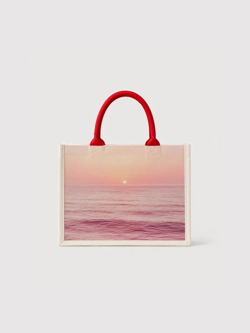 Pink Sea Canvas Bag