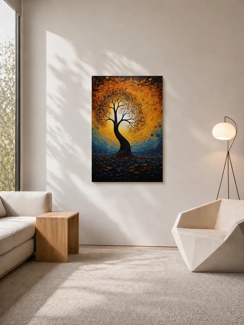 A Dreamlike Oil Painting Tree Wall Art