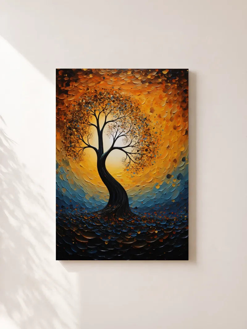 A Dreamlike Oil Painting Tree Wall Art
