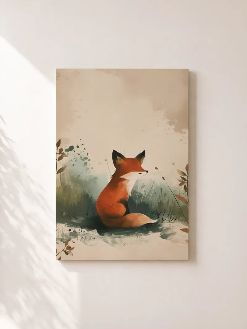 Why Are Foxes So Mysterious? Wall Art