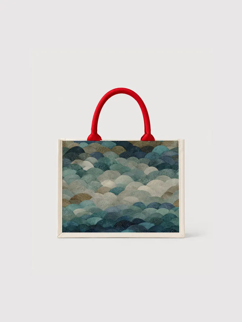 HokusWave Pattern Canvas Bag