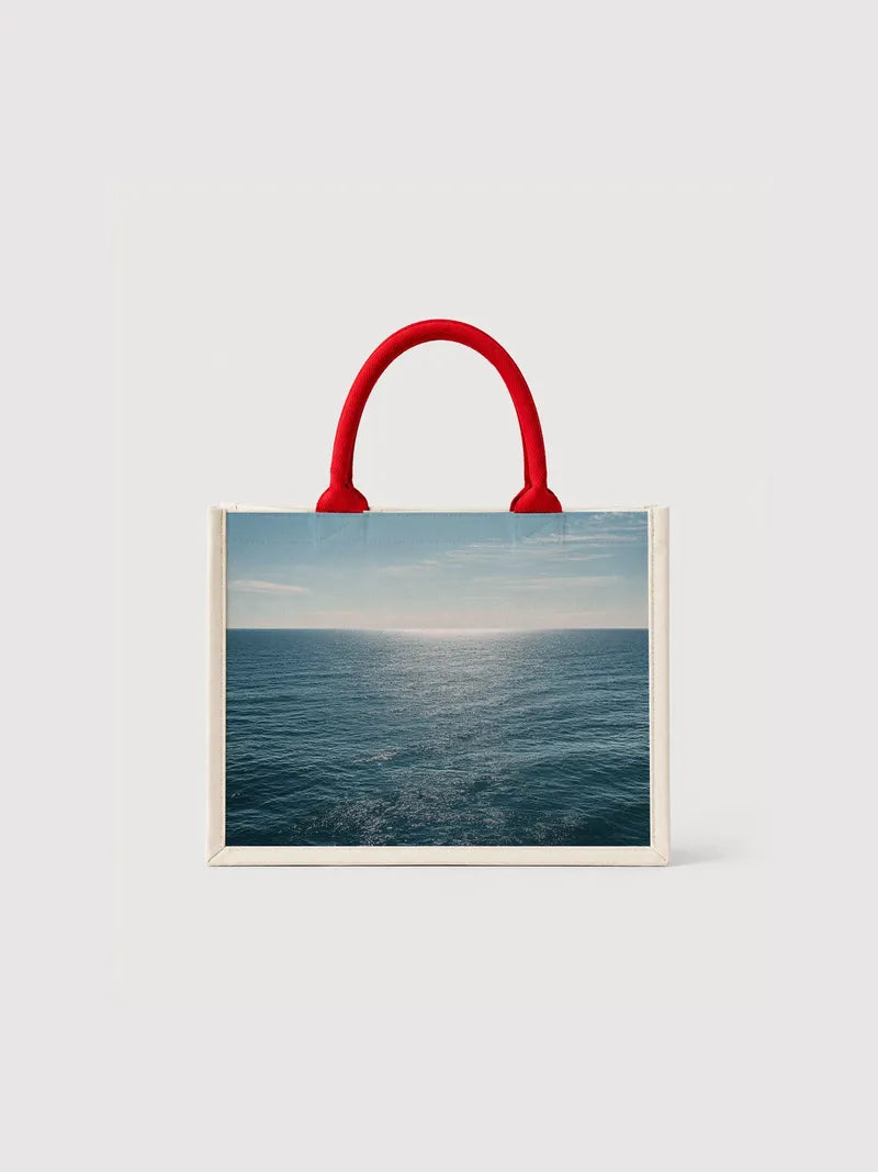 Fresh and calm sea Canvas Bag