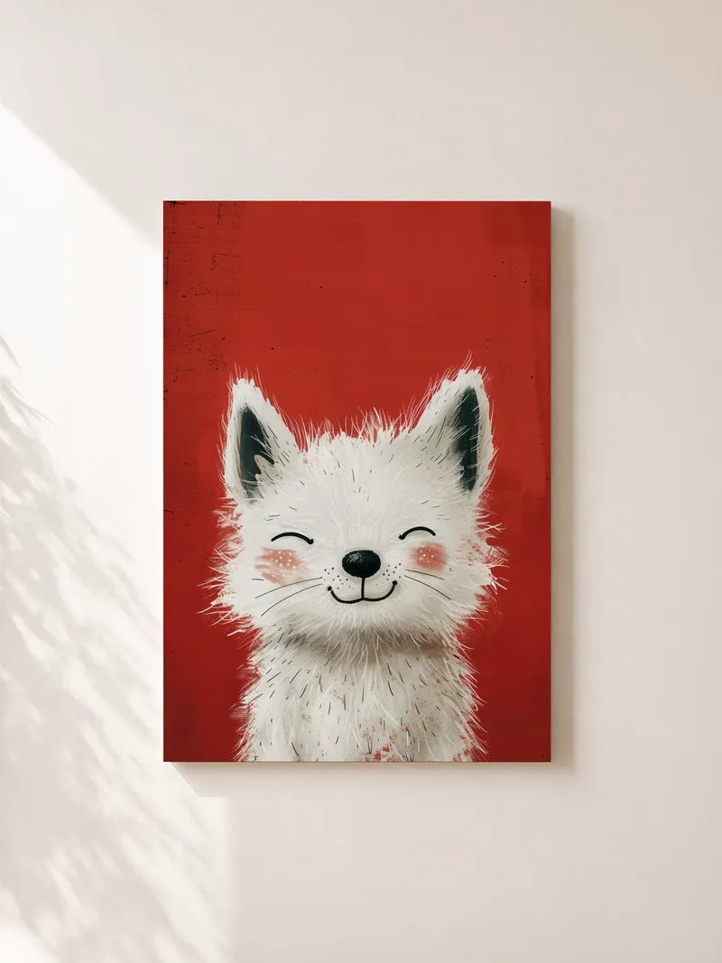A Set of Wallpapers Featuring Small and Joyful Animals Wall Art