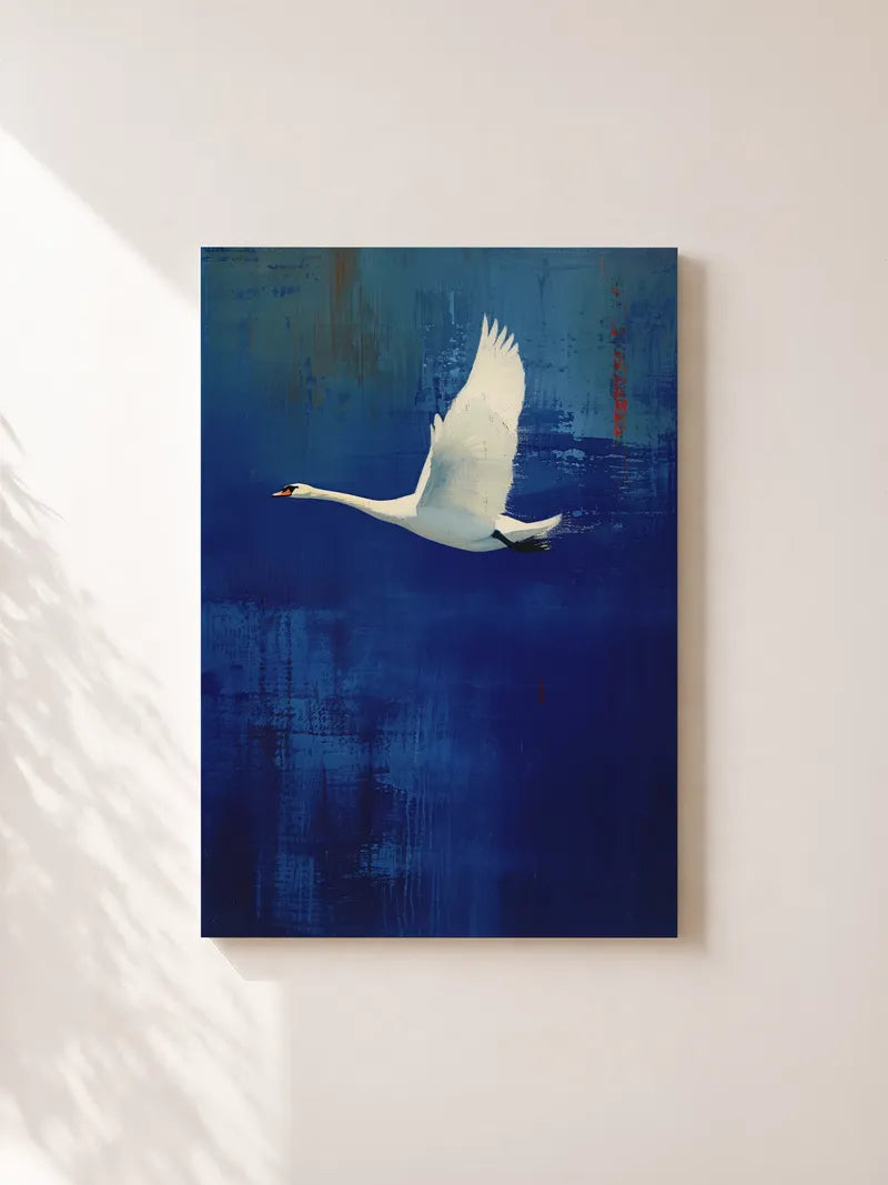 White Swan Wall Art