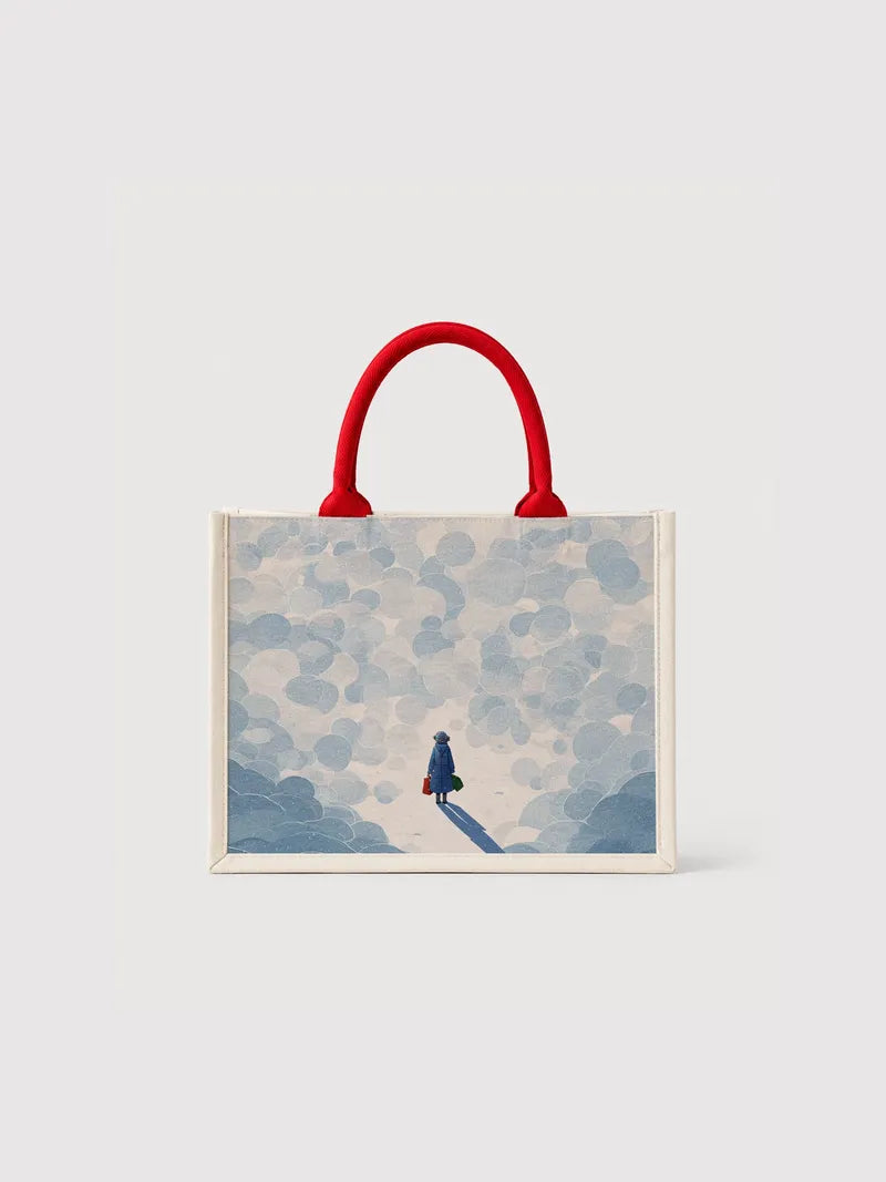 Cloud Walker by Studio Ghibli Canvas Bag