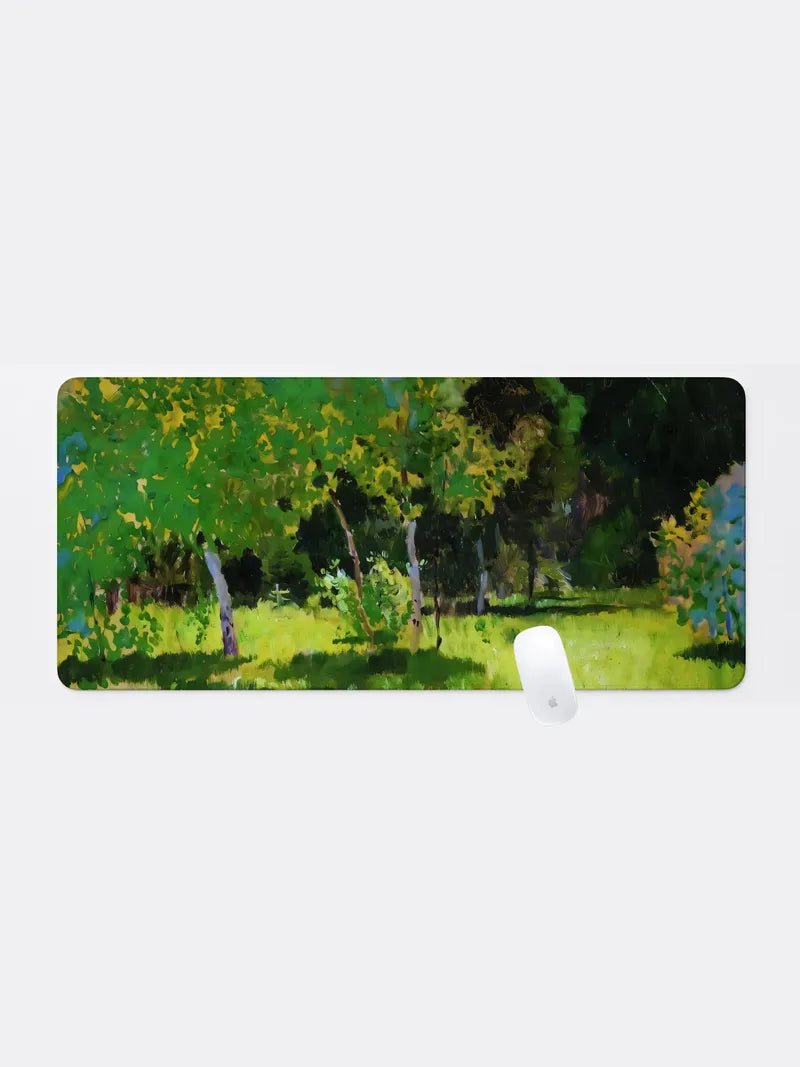 A Garden Rubber Mouse Pad