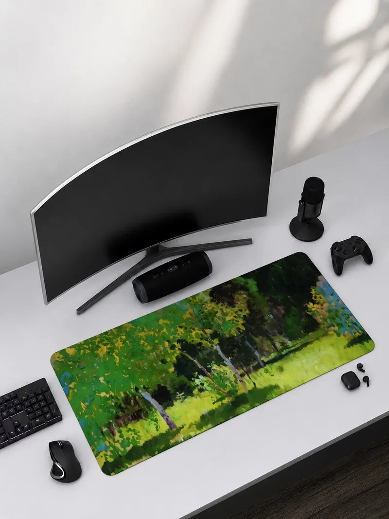A Garden Rubber Mouse Pad